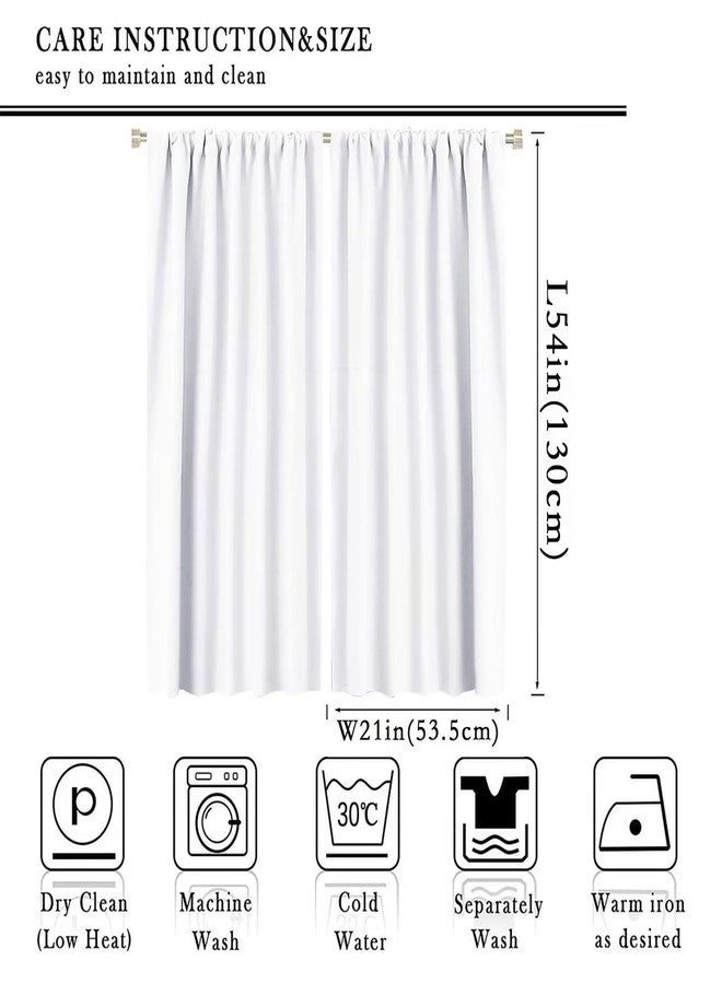 JADERYS Mountain Blackout Curtains Misty Forest Nature Woodland Scenery Landscape Art Print for Living Room Bedroom Kitchen Decor Rod Pocket Window Drapes 2 Panels 42x54in - Image 2